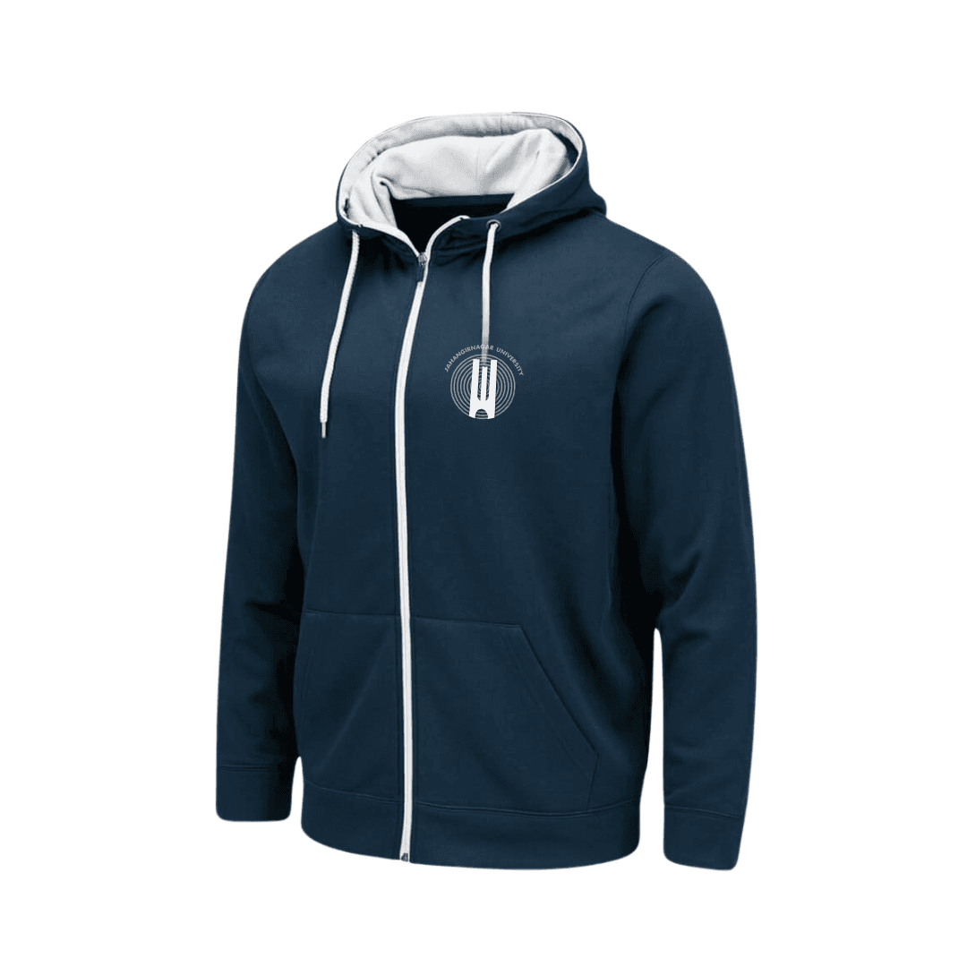 Alt JU Navy Blue Hoodie (With Zipper)
