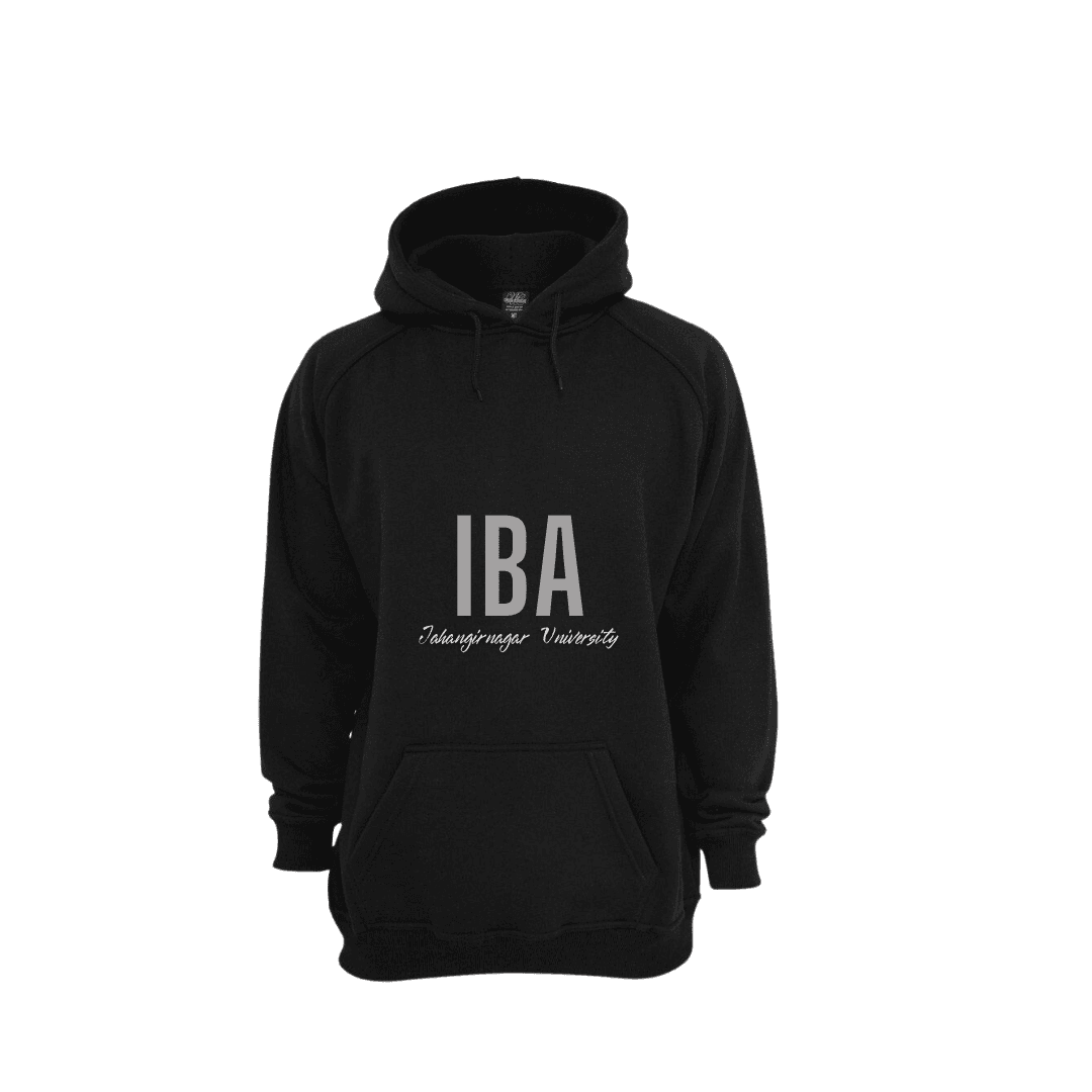 Alt IBA Black Hoodie (Without Zipper)